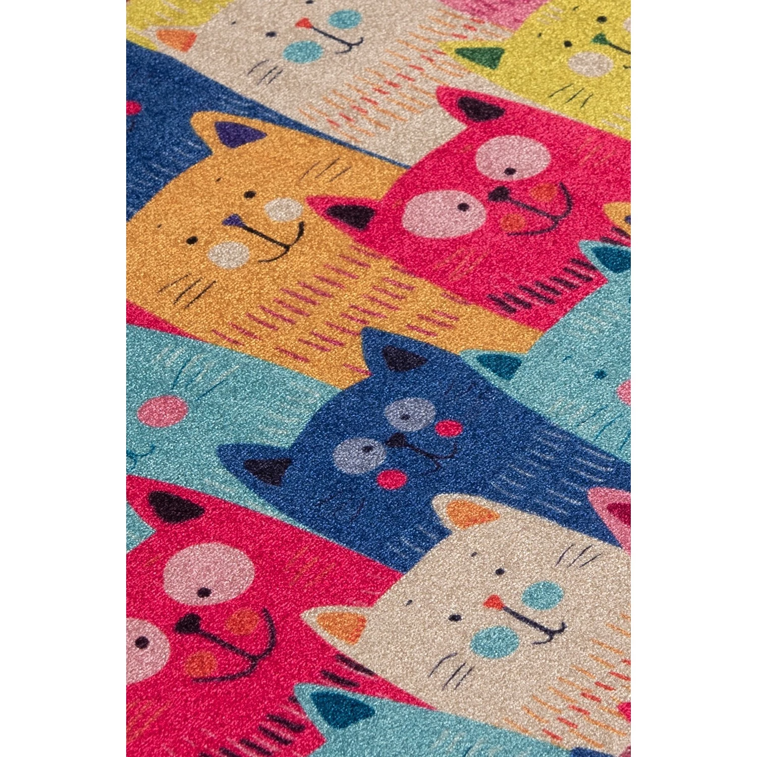 Twentyfour Tapis de bain Meow - Micropolyamide - Multicolore – Image 3