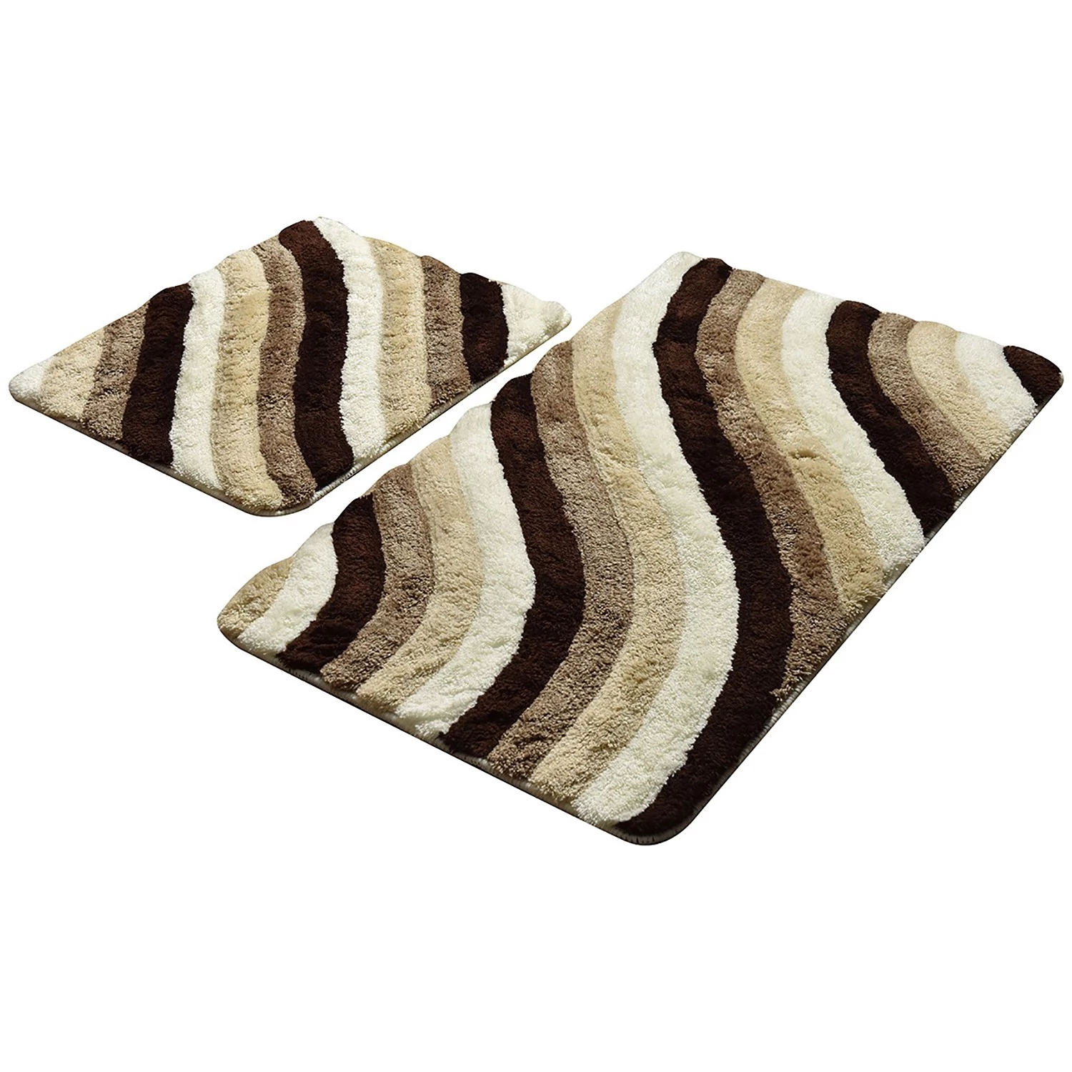 Twentyfour Tapis de bain Colorful (2 éléments) - Acrylique - Multicolore