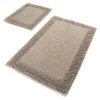 Twentyfour Tapis de bain Piante I (2 éléments) - Coton - Beige