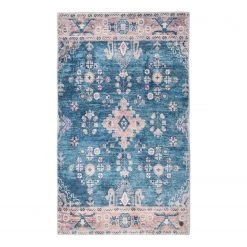 Tom Tailor Tapis de bain Oriental One - Polyester - Turquoise - 70 x 120 cm