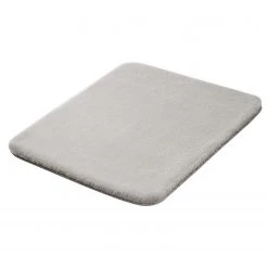 Kleine Wolke Tapis de bain Cony - Tissu - Gris argenté - 65 x 55 cm