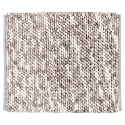 WENKO Tapis de bain Urdu - Coton / Polyester - Taupe