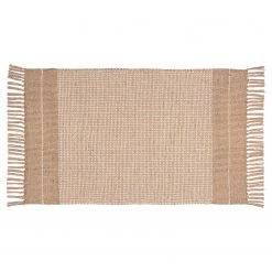 WENKO Tapis de bain Sambu - Jute - Naturel