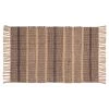 WENKO Tapis de bain Pica - Jute / Coton - Naturel