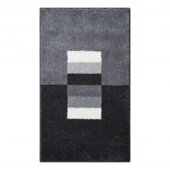 Grund Tapis de bain Capricio II - Tissu - Anthracite - 70 x 120 cm